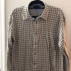 Men’s button down shirt.